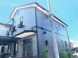 【高槻市】屋根外壁塗装　シックな印象に！　 ファインUVベスト