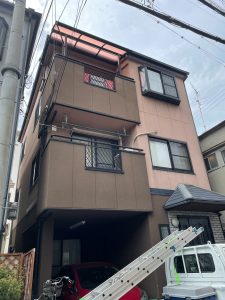 【茨木市】屋根のカバー工法(重ね葺き)　外部改修工事