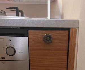 【大阪市】L型からI型へ木製キッチンでお洒落に♪ｳｯﾄﾞﾜﾝ　ｽｲｰｼﾞｰ/LIXIL　ﾋﾟｱﾗ