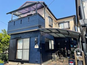 高槻市　おしゃれな外壁ツートーンでまるで新築に！　屋根外壁塗装 の施工事例更新しました！