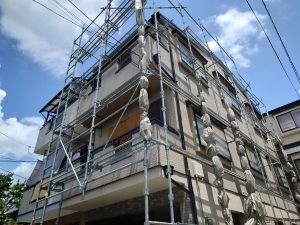 【吹田市】窯業系サイディングから金属系サイディングへ　 屋根・外壁改修工事