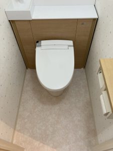 【吹田市】LIXILトイレ リフォレで清掃性ｕｐ！