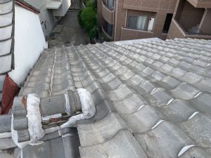 【吹田市】雨漏り発見…屋根葺き替え工事