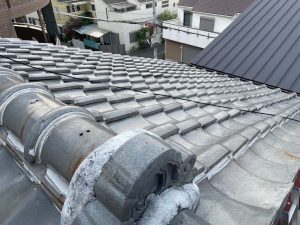 【吹田市】雨漏り発見…屋根葺き替え工事
