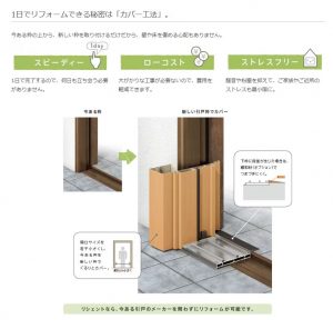 【茨木市】T様邸 ランマ付き玄関引き戸  / LIXIL リシェント/カバー工法