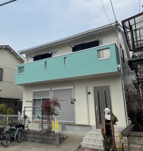 【高槻市】M様邸 ナチュラルから爽やかへ一新！ミントグリーンが映える外壁塗装工事